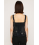 STUDS DENIM BUSTIER-E