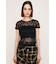 CUT LACE EMBROIDERY Tシャツ
