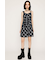 CHECK FRILL ショートワンピース