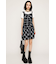 CHECK FRILL ショートワンピース