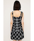 CHECK FRILL ショートワンピース
