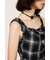 CHECK FRILL ショートワンピース