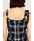 CHECK FRILL ショートワンピース