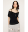 OFFSHOULDER RIB HG トップス