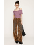 OFFSHOULDER RIB HG トップス