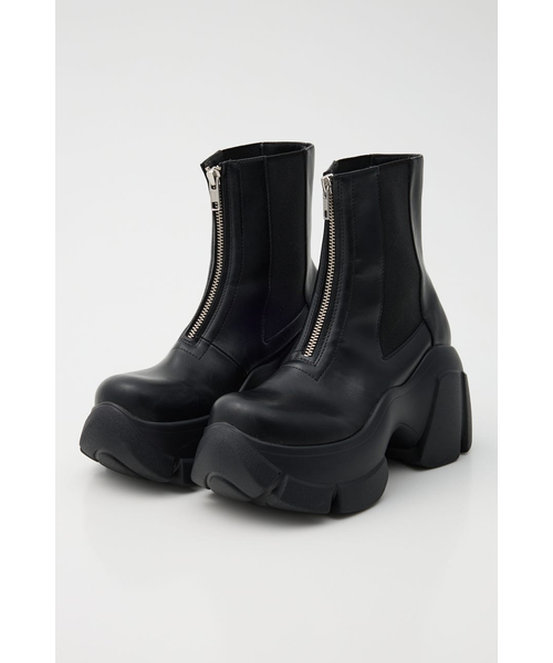 FRONT ZIP CHUNKY ブーツ｜スライの通販｜&mall（アンドモール）三井
