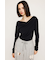 OFF SHOULDER CUT トップス