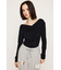 OFF SHOULDER CUT トップス