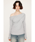 OFF SHOULDER CUT トップス