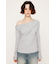 OFF SHOULDER CUT トップス