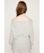 OFF SHOULDER SWEAT トップス