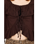 SQUARE NECK RIBBON トップス
