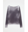 【THROW】FADE VELOURS B／N トップス