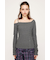 ASYMMETRY BUTTON トップス