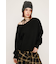 ASYMMETRY NECK LOOSE トップス