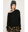 ASYMMETRY NECK LOOSE トップス