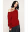 ASYMMETRY NECK LOOSE トップス