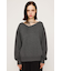 ASYMMETRY NECK LOOSE トップス