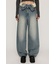 LAYERED STRAIGHT DENIM パンツ