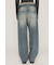 LAYERED STRAIGHT DENIM パンツ