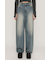 LAYERED STRAIGHT DENIM パンツ