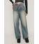 LAYERED STRAIGHT DENIM パンツ