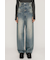 LAYERED STRAIGHT DENIM パンツ