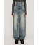 LAYERED STRAIGHT DENIM パンツ