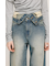 LAYERED STRAIGHT DENIM パンツ