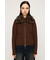 F／FUR COLLAR KNIT トップス