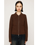 F／FUR COLLAR KNIT トップス