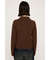 F／FUR COLLAR KNIT トップス