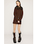 F／FUR COLLAR KNIT トップス