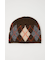 ARGYLE JQ KNIT BEANIE