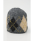 ARGYLE JQ KNIT BEANIE