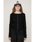 FRONT BUTTON CUT RIB トップス