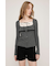 LACE DOCKING KNIT トップス