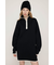 HALF ZIP HN KNIT ショートワンピース