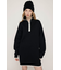 HALF ZIP HN KNIT ショートワンピース