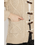 TOGGLE BUTTON CABLE KNIT カーディガン