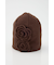FLOWER MOTIF KNIT BEANIE