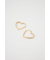 BIJOU HEART HOOP ピアス