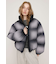 FADED PRINT PUFFER ジャケット