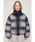 FADED PRINT PUFFER ジャケット