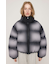 FADED PRINT PUFFER ジャケット