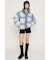 FADED PRINT PUFFER ジャケット