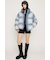 FADED PRINT PUFFER ジャケット