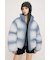 FADED PRINT PUFFER ジャケット