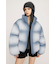 FADED PRINT PUFFER ジャケット