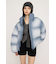FADED PRINT PUFFER ジャケット